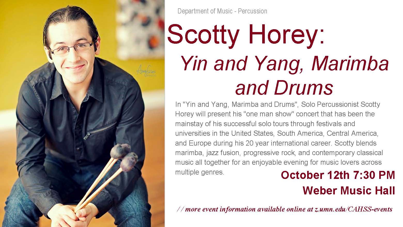 Scotty Horey Percussionist